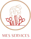 Icône "Mes services" présentant la section de l'ensemble des prestations et services d'onco-coiffure.